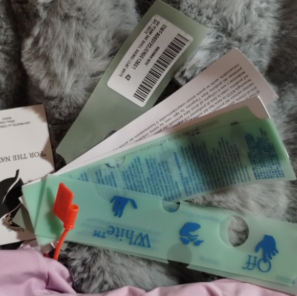 Off-White Lavender One-Piece Swimsuit Sz 42 ( Us M) Rare, sold out every where - Picture 9 of 9